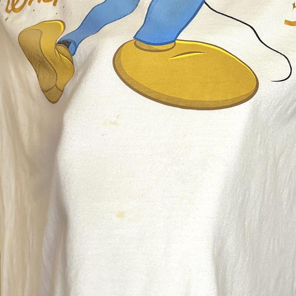 Disney Walt Disney World 50th Anniversary T Shirt Mickey White Sz 4XL Distressed - Picture 4 of 9